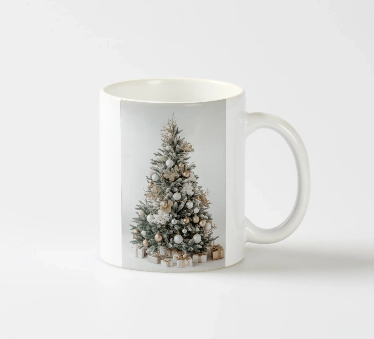 Albero di Natale con pacchetti tazza in ceramica da Imagine