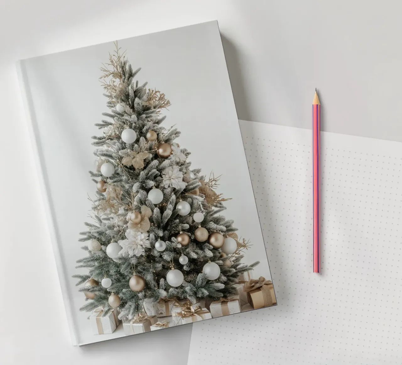 Albero di Natale con pacchetti diario da Imagine