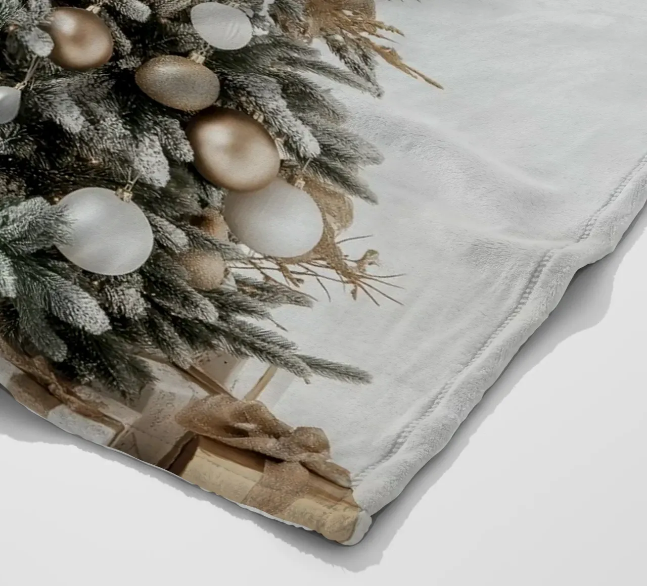 Albero di Natale con pacchetti coperta in pile da Imagine