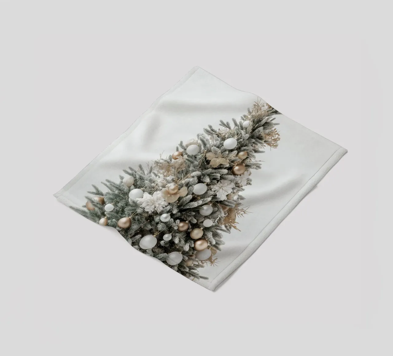 Albero di Natale con pacchetti coperta in pile da Imagine