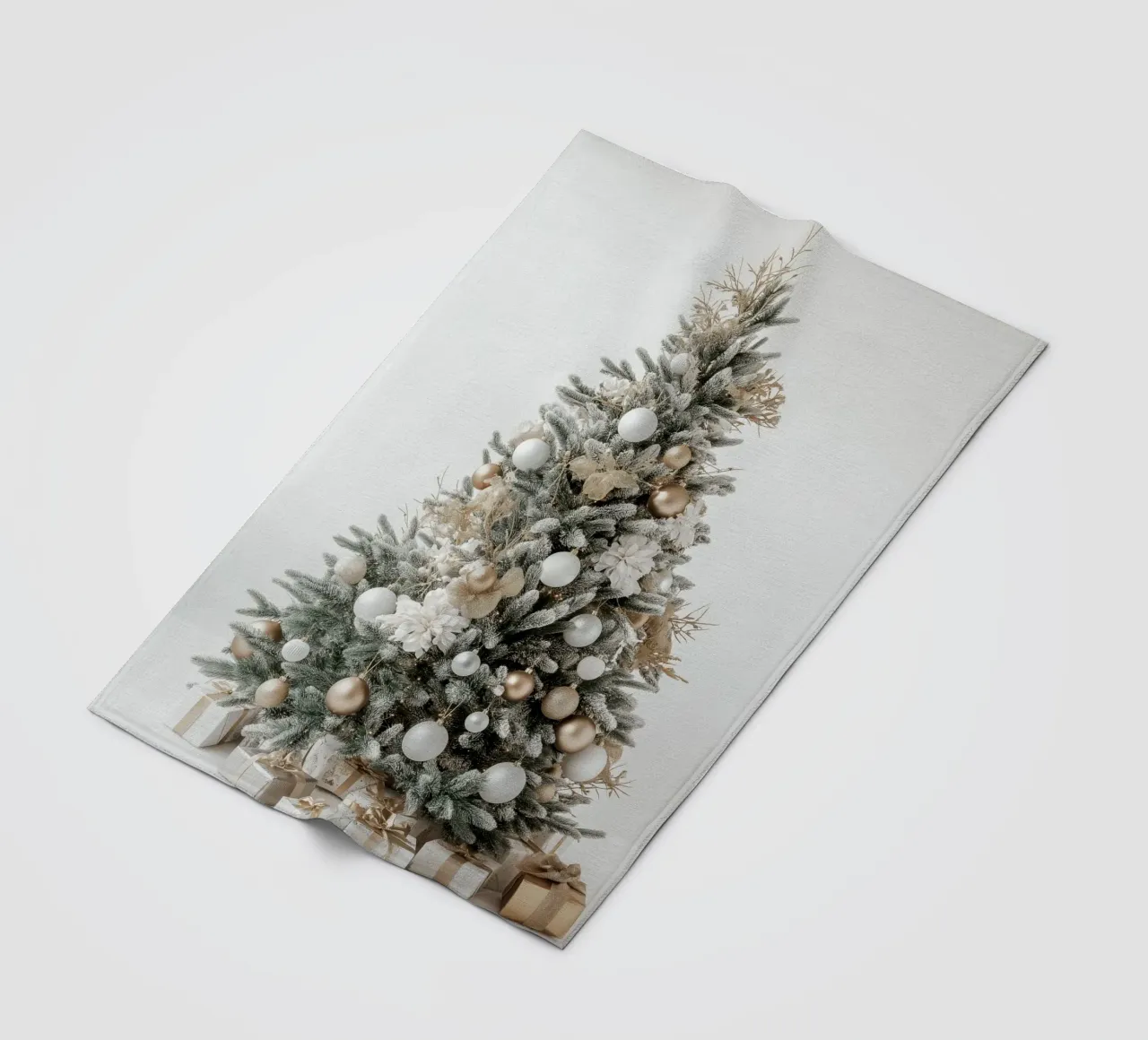 Albero di Natale con pacchetti coperta in pile da Imagine