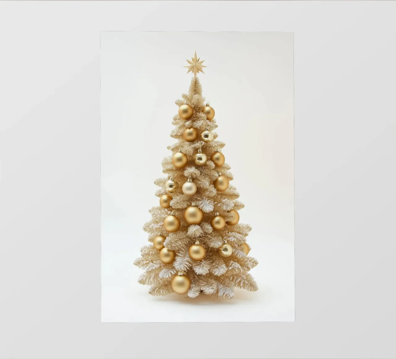 Albero di Natale d'oro telo in pvc da Imagine