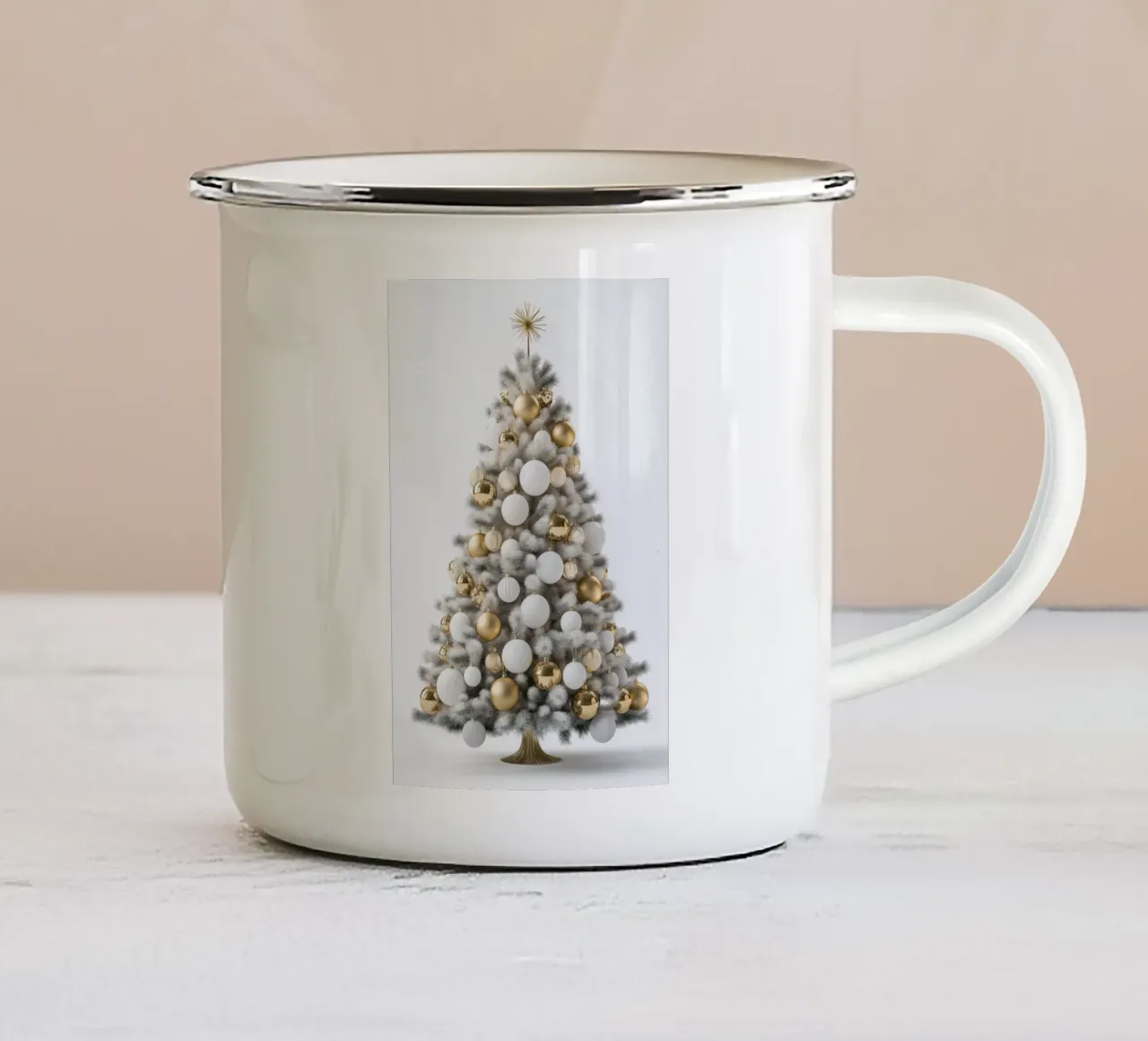 Albero di Natale tazza in smalto da Imagine