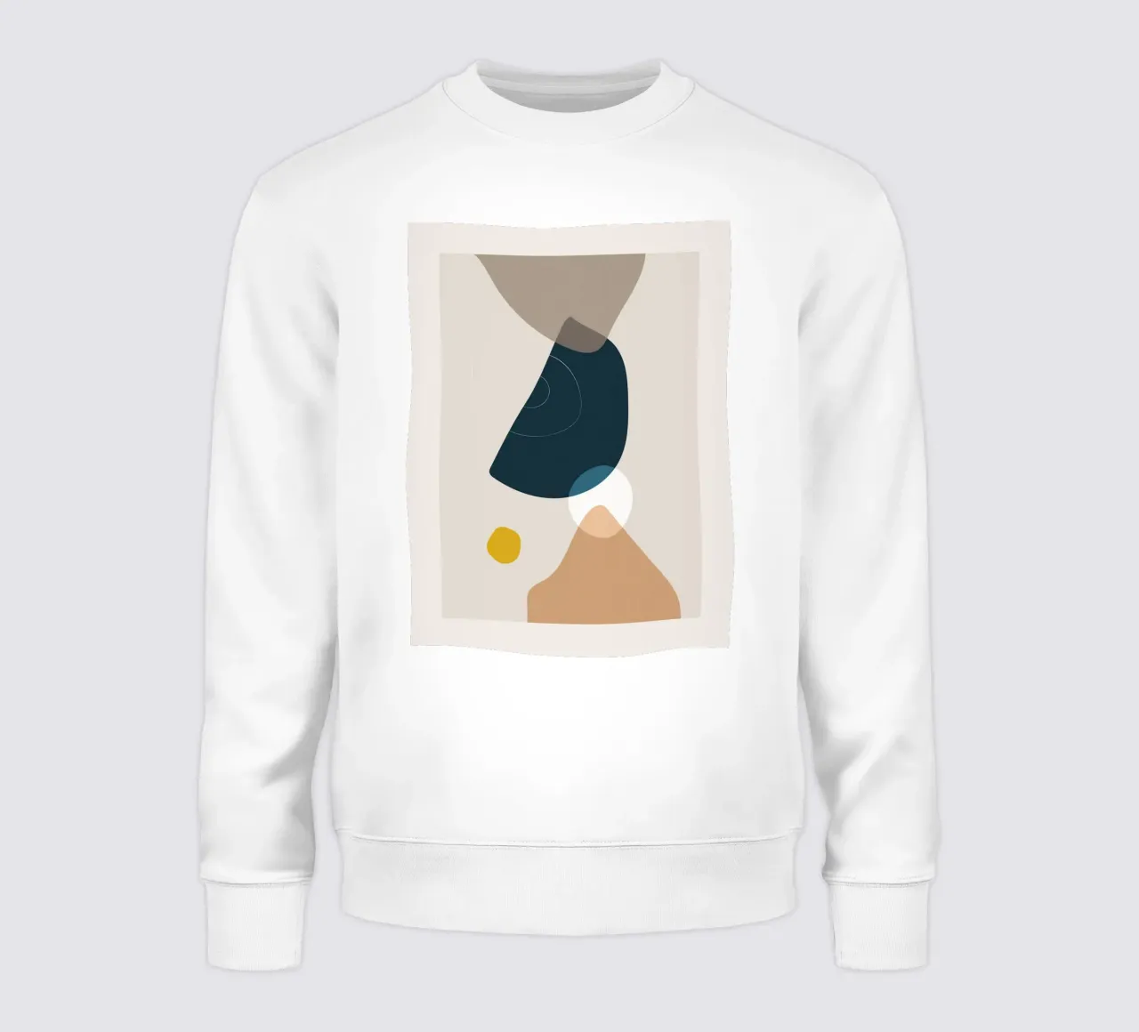 Abstract shapes - Minimalist design sweatshirt by Whole©