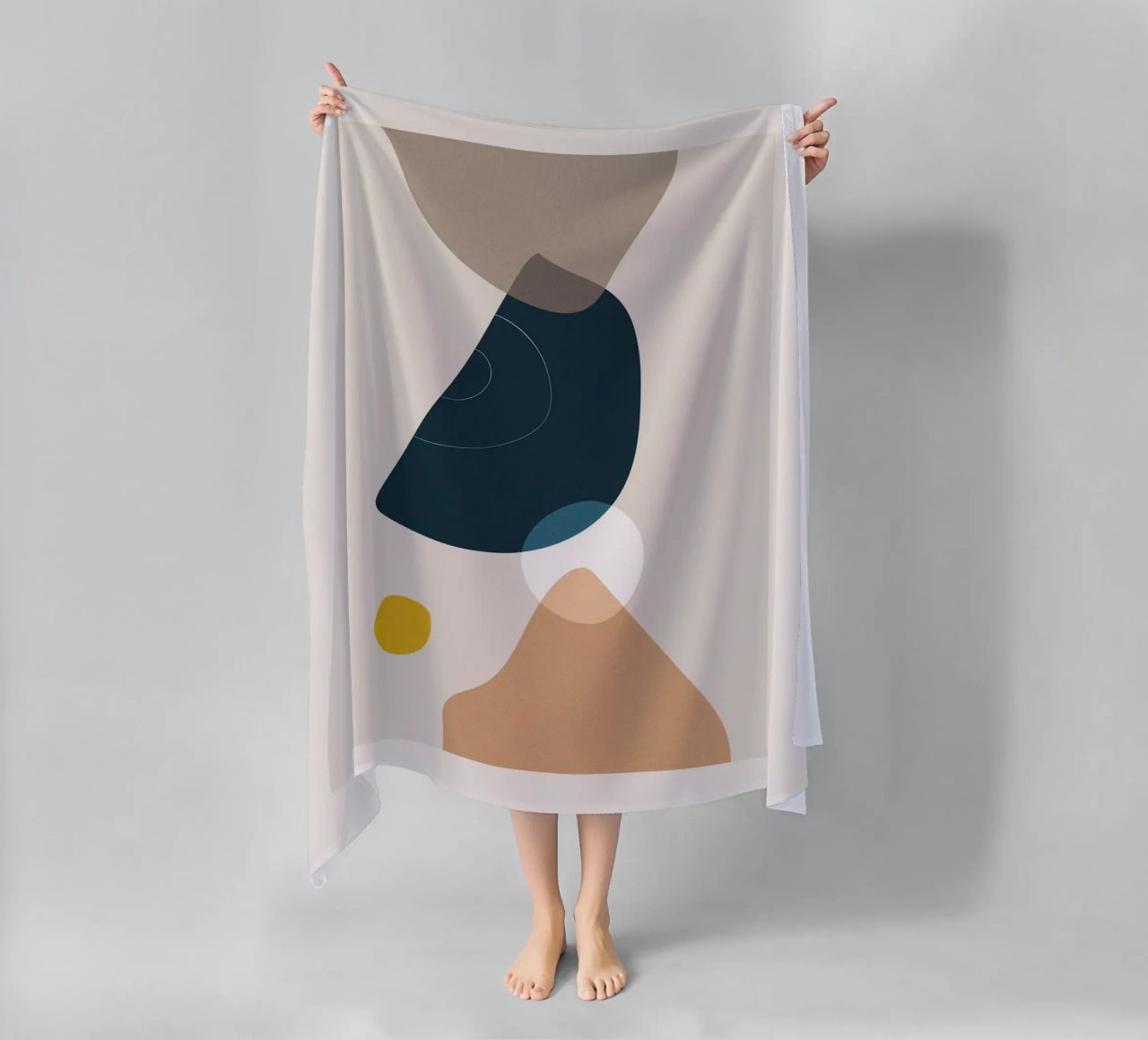 Forme astratte - Design minimalista telo mare da Whole©