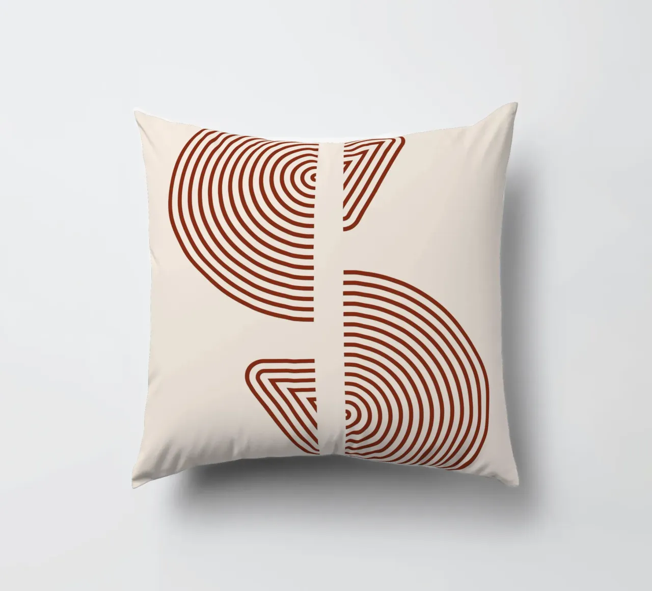 Geometric patterns - Minimalist design decorative cushion by Whole©