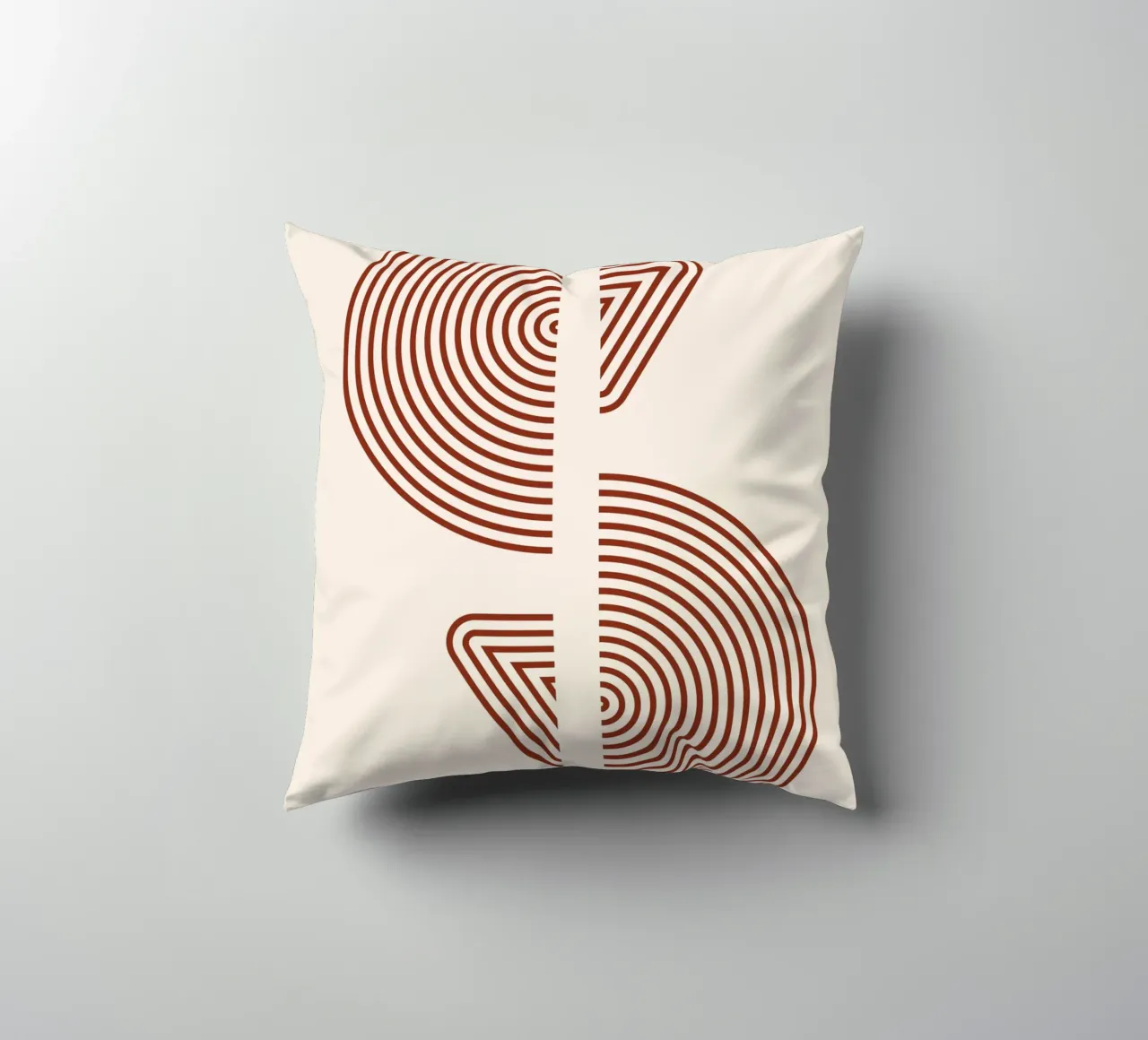 Geometric patterns - Minimalist design decorative cushion by Whole©