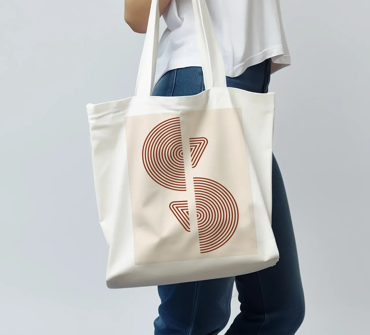Geometric patterns - Minimalist design tote bag by Whole©
