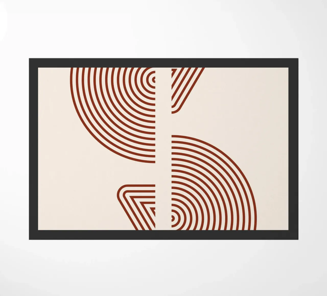 Geometric patterns - Minimalist design doormat by Whole©