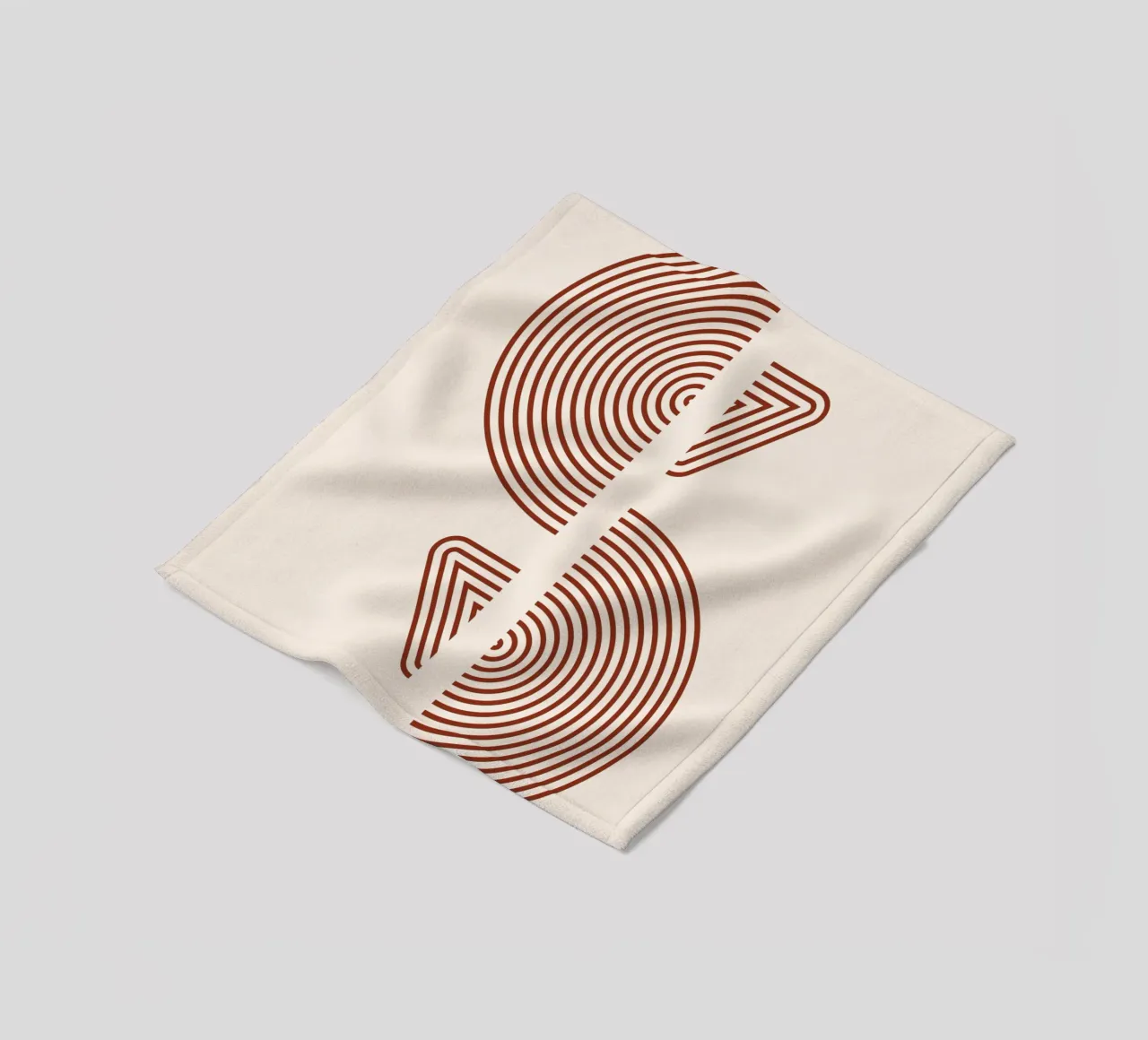 Geometric patterns - Minimalist design fleece blanket by Whole©