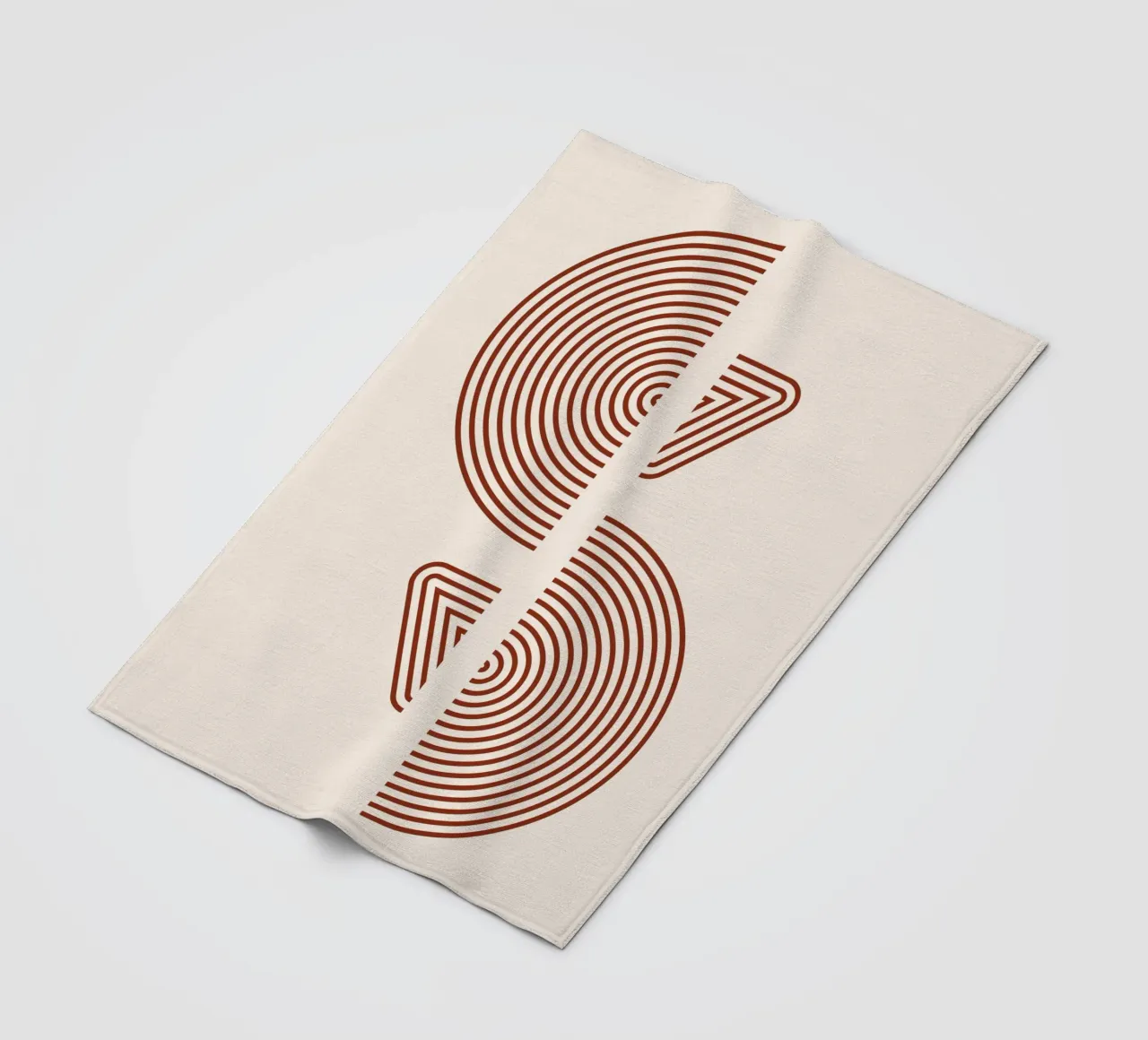 Geometric patterns - Minimalist design fleece blanket by Whole©