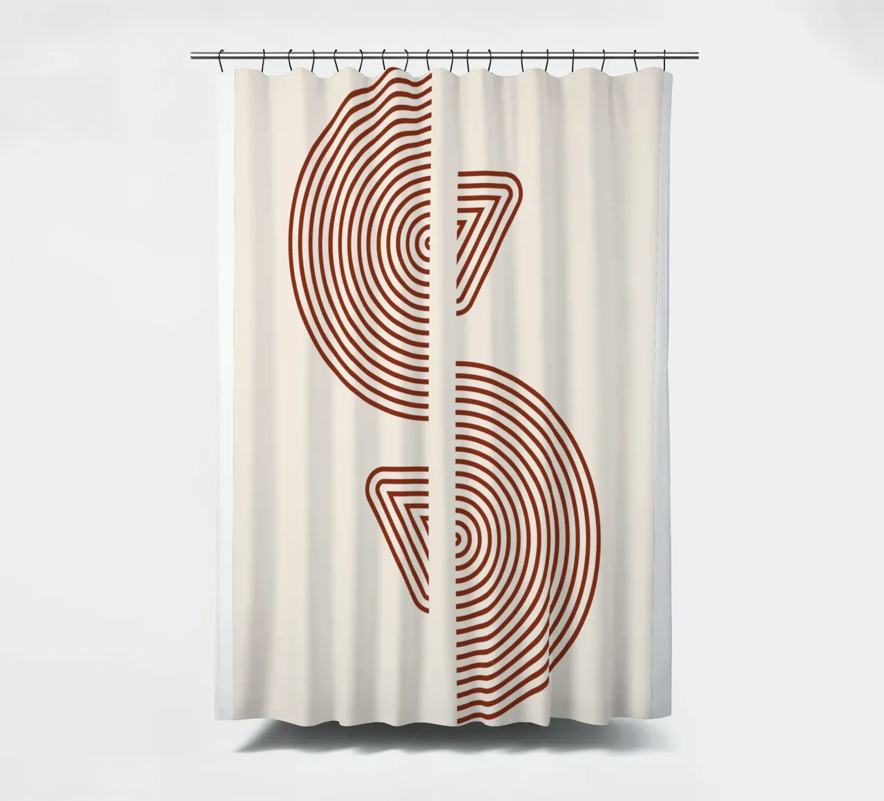 Geometric patterns - Minimalist design shower curtain by Whole©