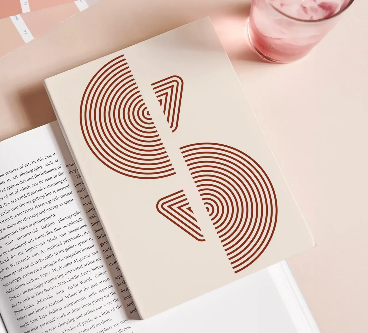 Geometric patterns - Minimalist design notebook by Whole©