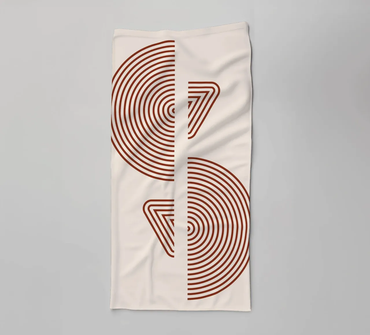 Geometric patterns - Minimalist design towel by Whole©