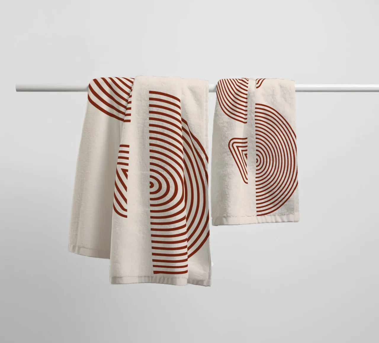 Geometric patterns - Minimalist design towel by Whole©