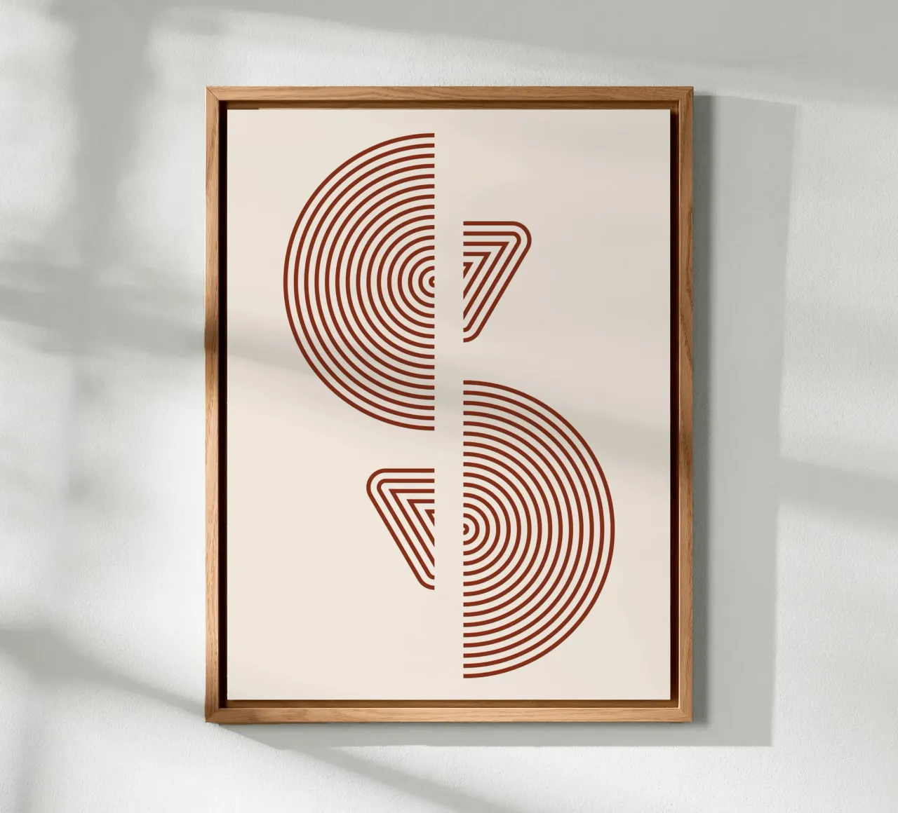 Geometric patterns - Minimalist design alu-dibond by Whole©