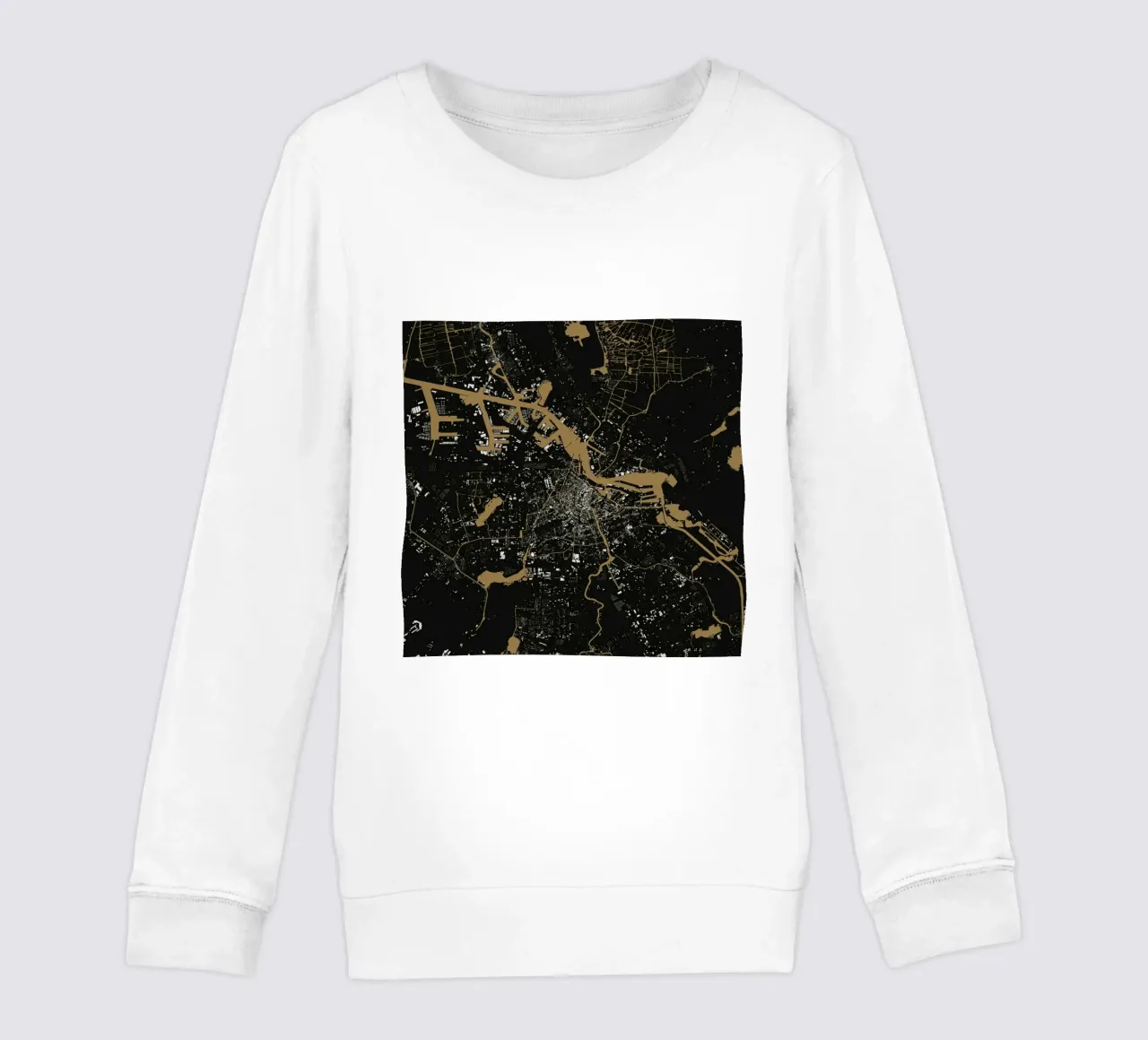 Amsterdam Brown felpa bambino da Urban Maps