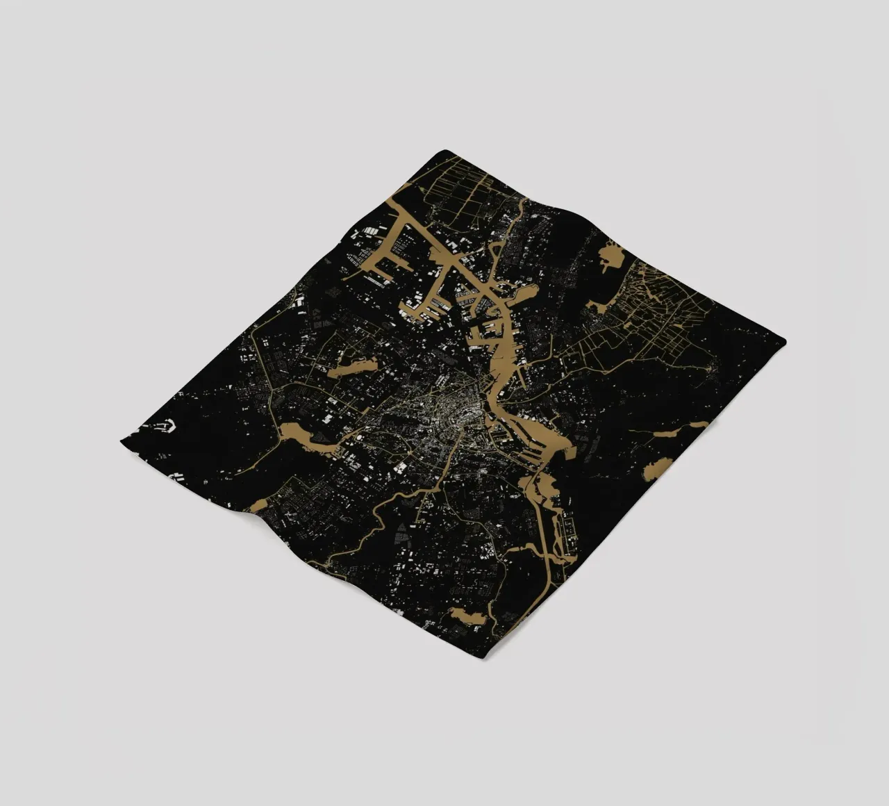 Amsterdam Brown coperta in pile da Urban Maps