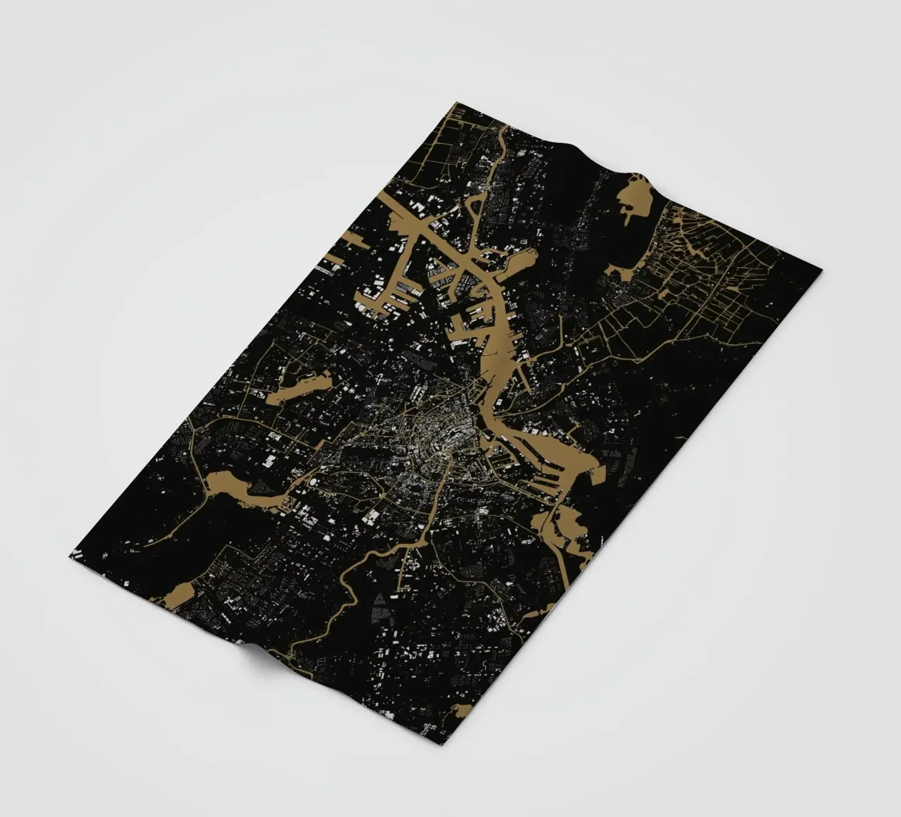 Amsterdam Brown coperta in pile da Urban Maps