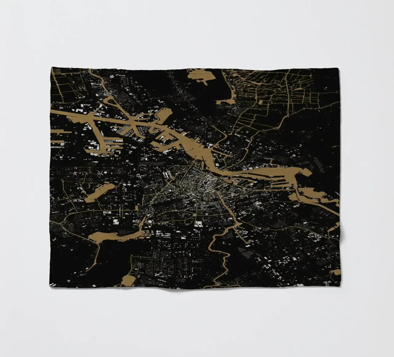 Amsterdam Brown coperta in pile da Urban Maps