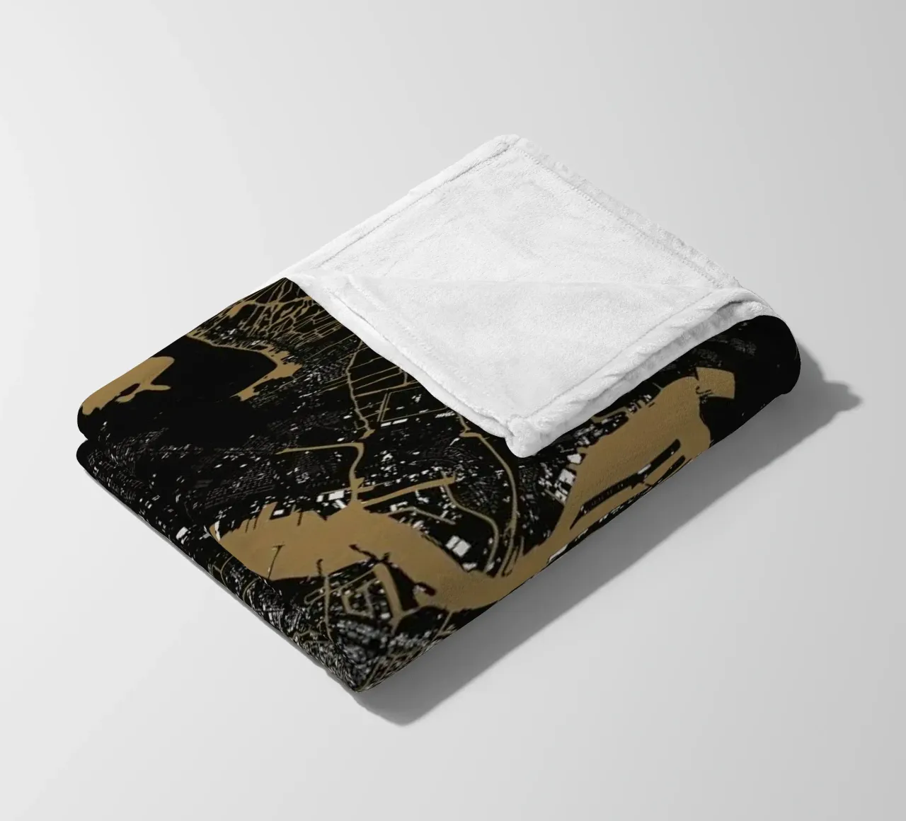 Amsterdam Brown coperta in pile da Urban Maps