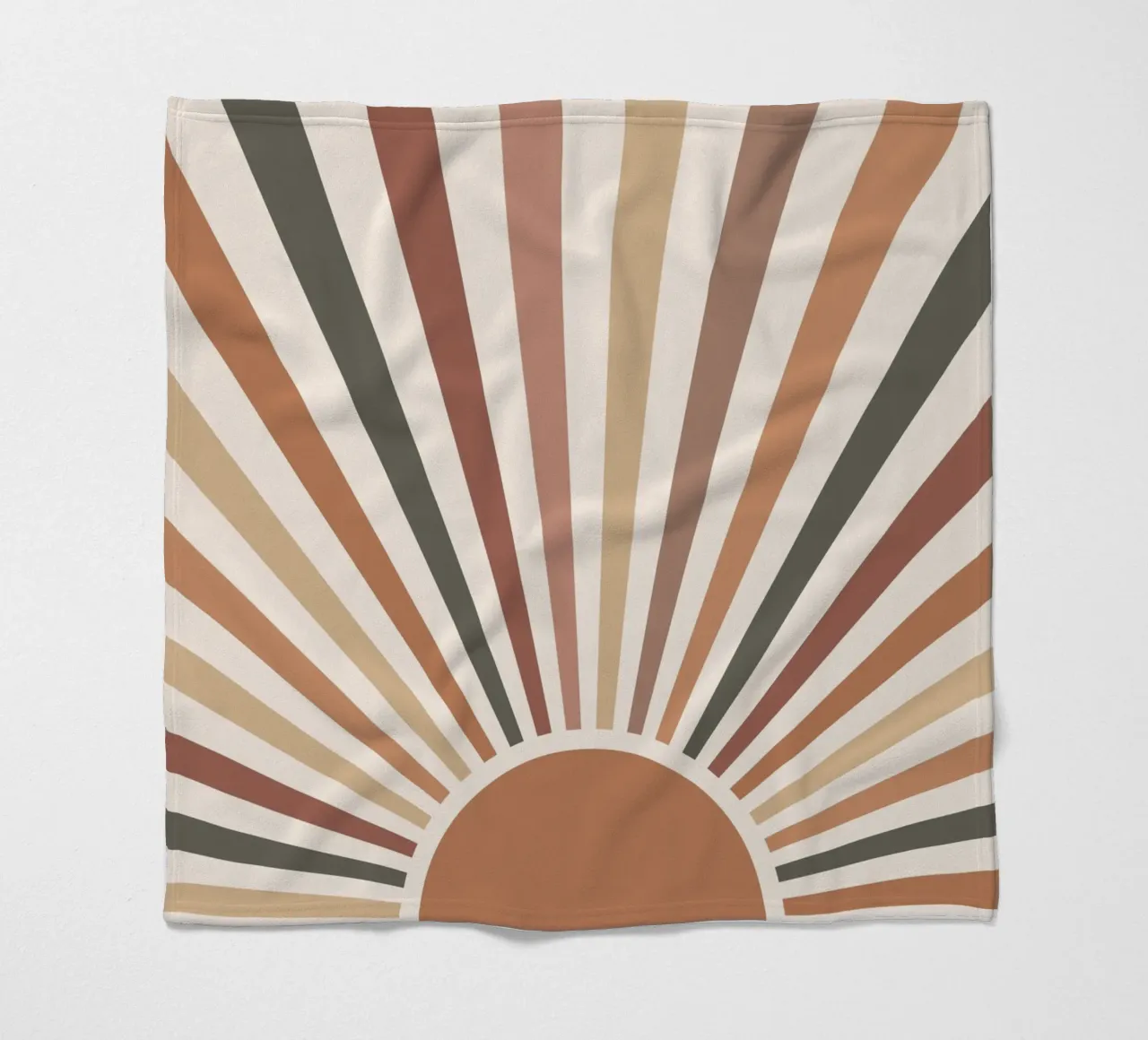 Raggi di sole retrò - Caldo design vintage coperta in pile da Whole©