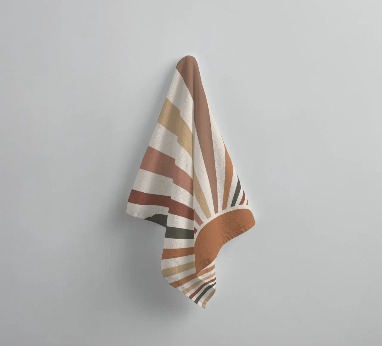 Raggi di sole retrò - Caldo design vintage asciugamano da bagno da Whole©