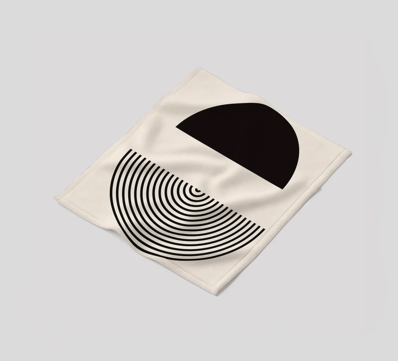 Simmetria geometrica - design moderno coperta in pile da Whole©