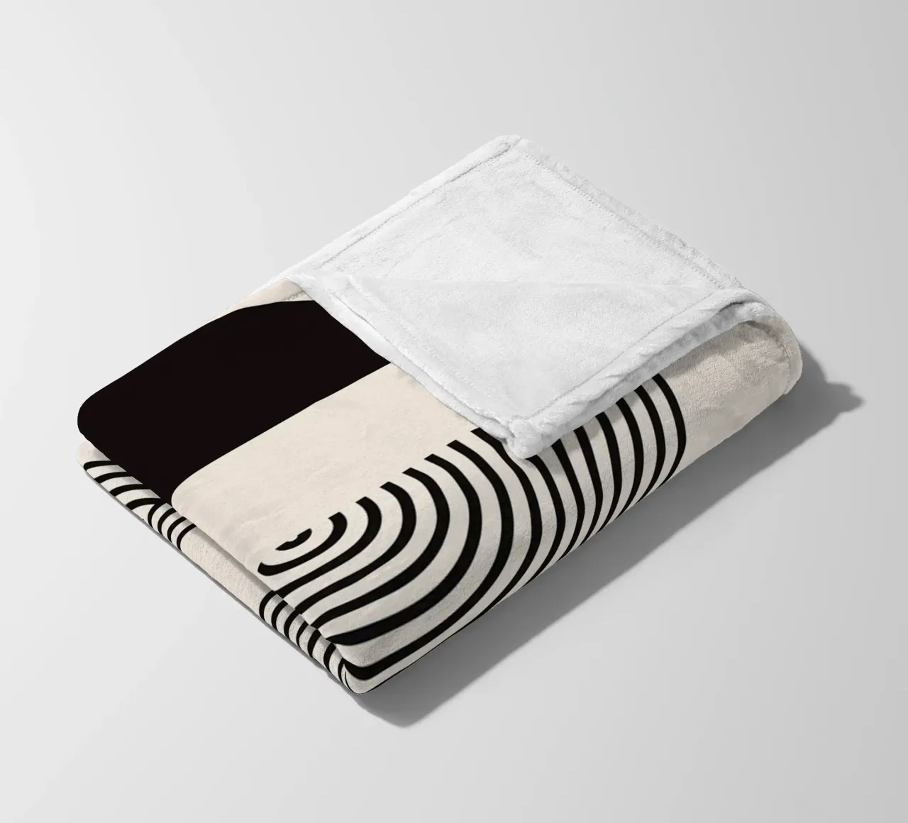 Simmetria geometrica - design moderno coperta in pile da Whole©