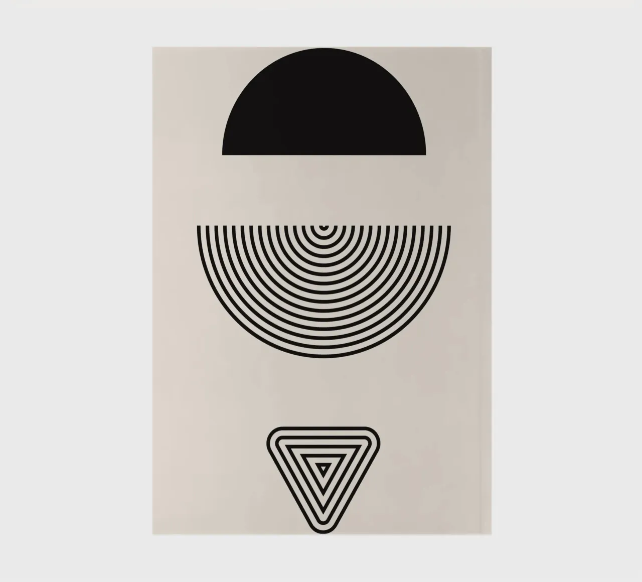 Simmetria geometrica - design moderno diario da Whole©