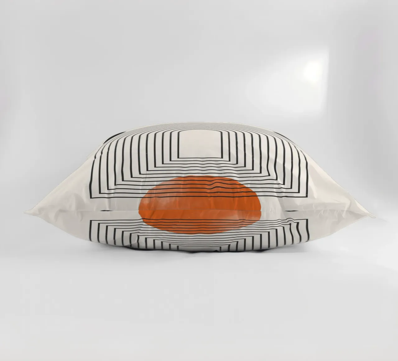 Abstract geometry - Modern line design decorative cushion by Whole©