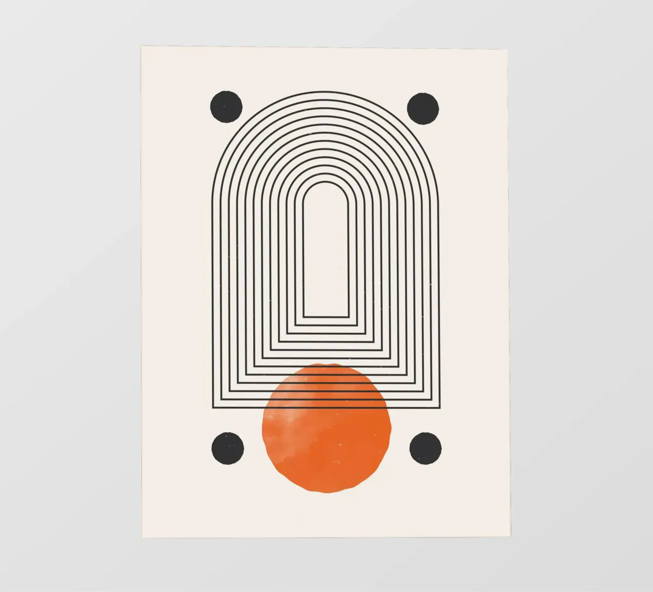 Abstrakte Geometrie – Modernes Linien Design Backlit Folie von Whole©