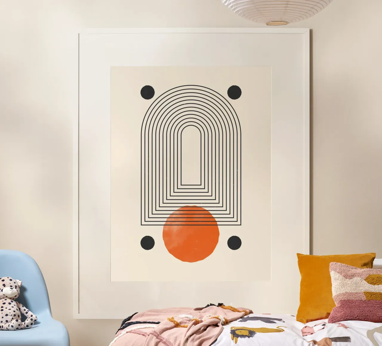 Abstract geometry - Modern line design hahnemühle by Whole©