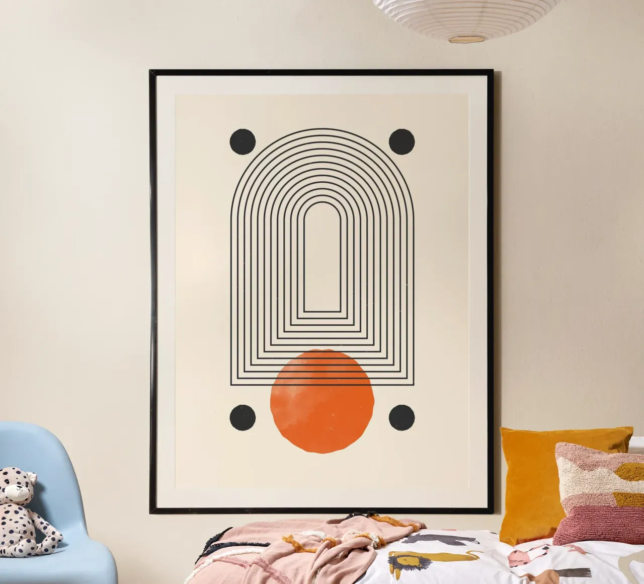 Abstract geometry - Modern line design hahnemühle by Whole©