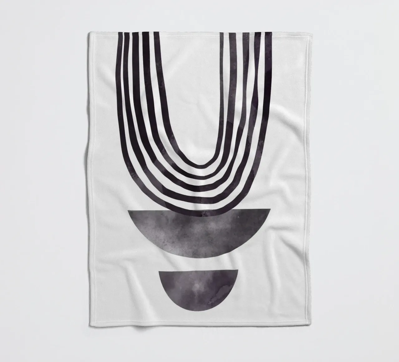 Linee moderne - Design astratto coperta in pile da Whole©