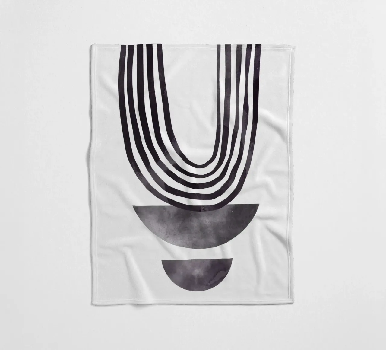 Linee moderne - Design astratto coperta in pile da Whole©