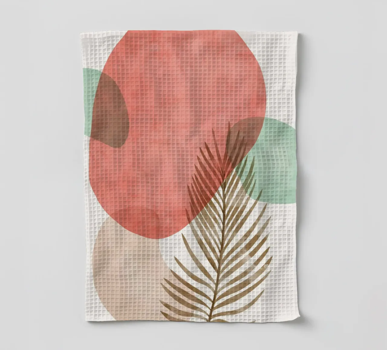 Tropical elegance - Abstract design tea towel by Whole©