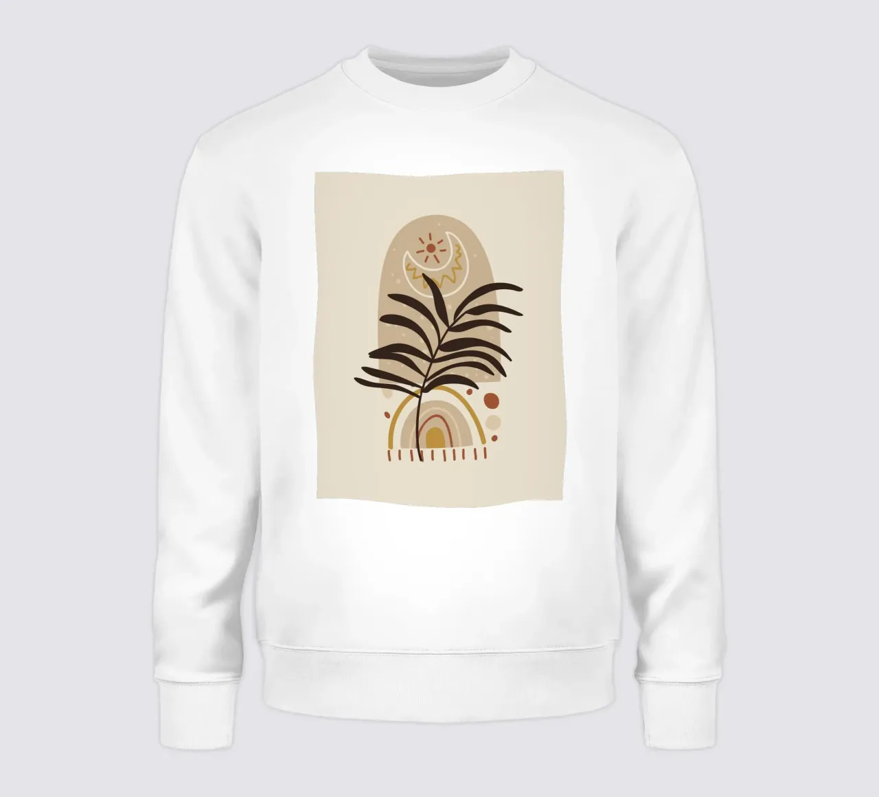 Natura boho - design astratto felpa da Whole©