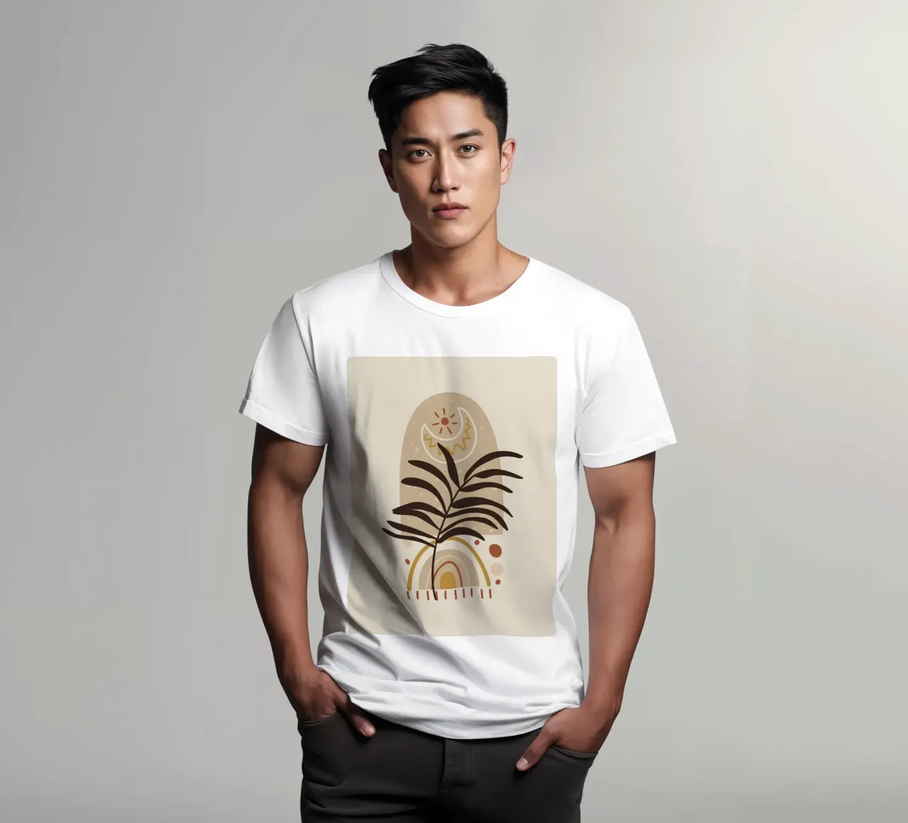 Natura boho - design astratto t-shirt da Whole©