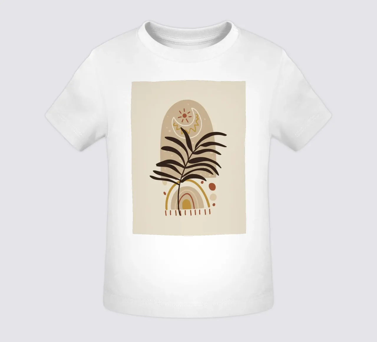 Natura boho - design astratto maglietta neonato da Whole©