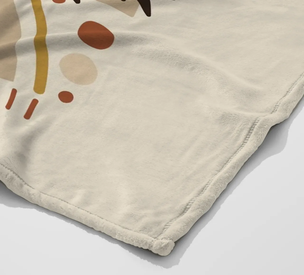 Natura boho - design astratto coperta in pile da Whole©