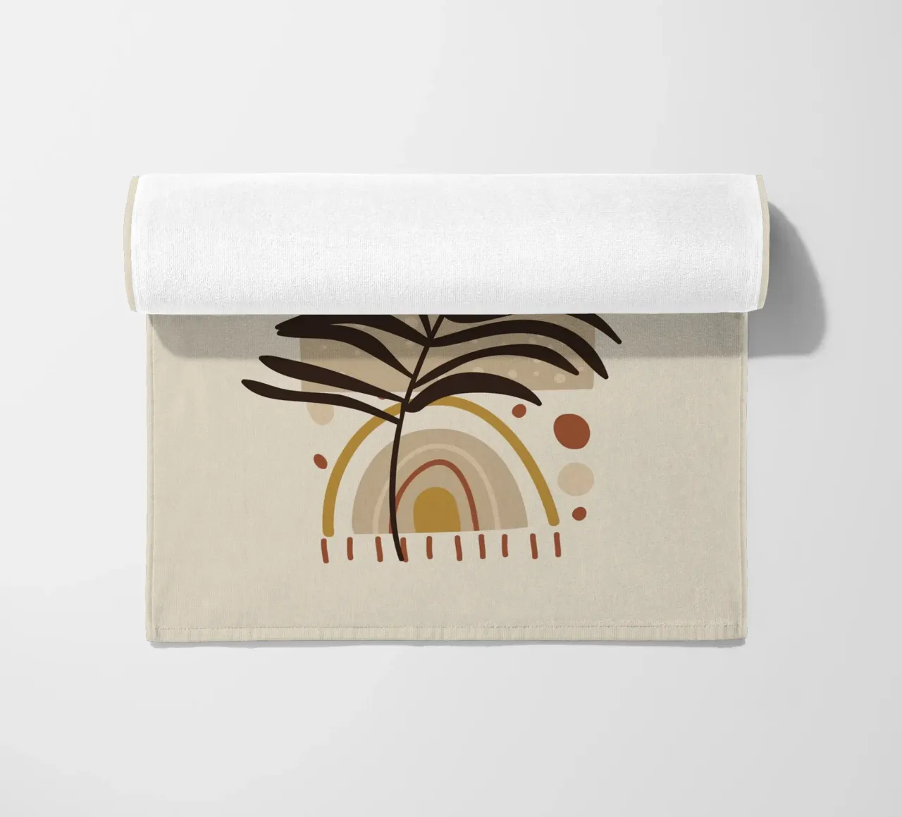Natura boho - design astratto telo mare da Whole©