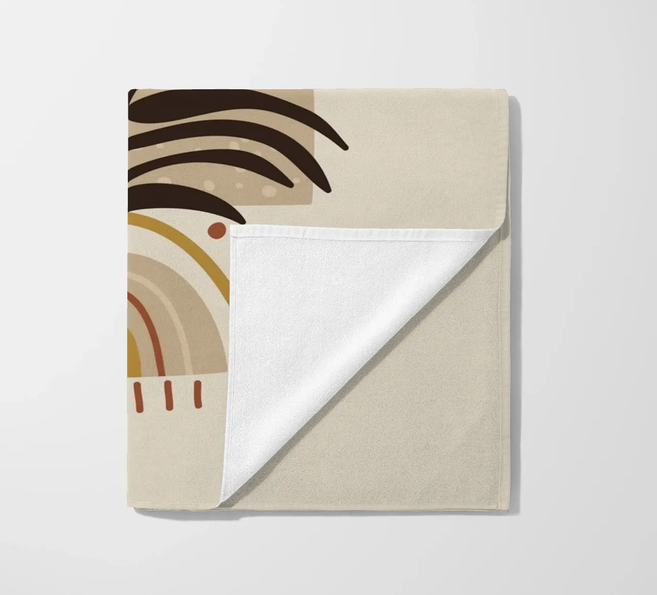Natura boho - design astratto telo mare da Whole©