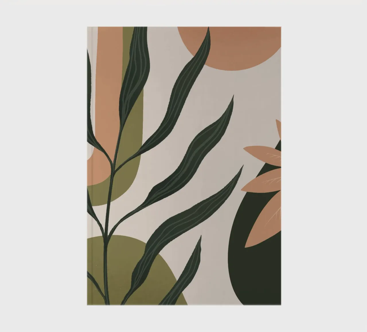 Botanical elegance - modern natural design notebook by Whole©