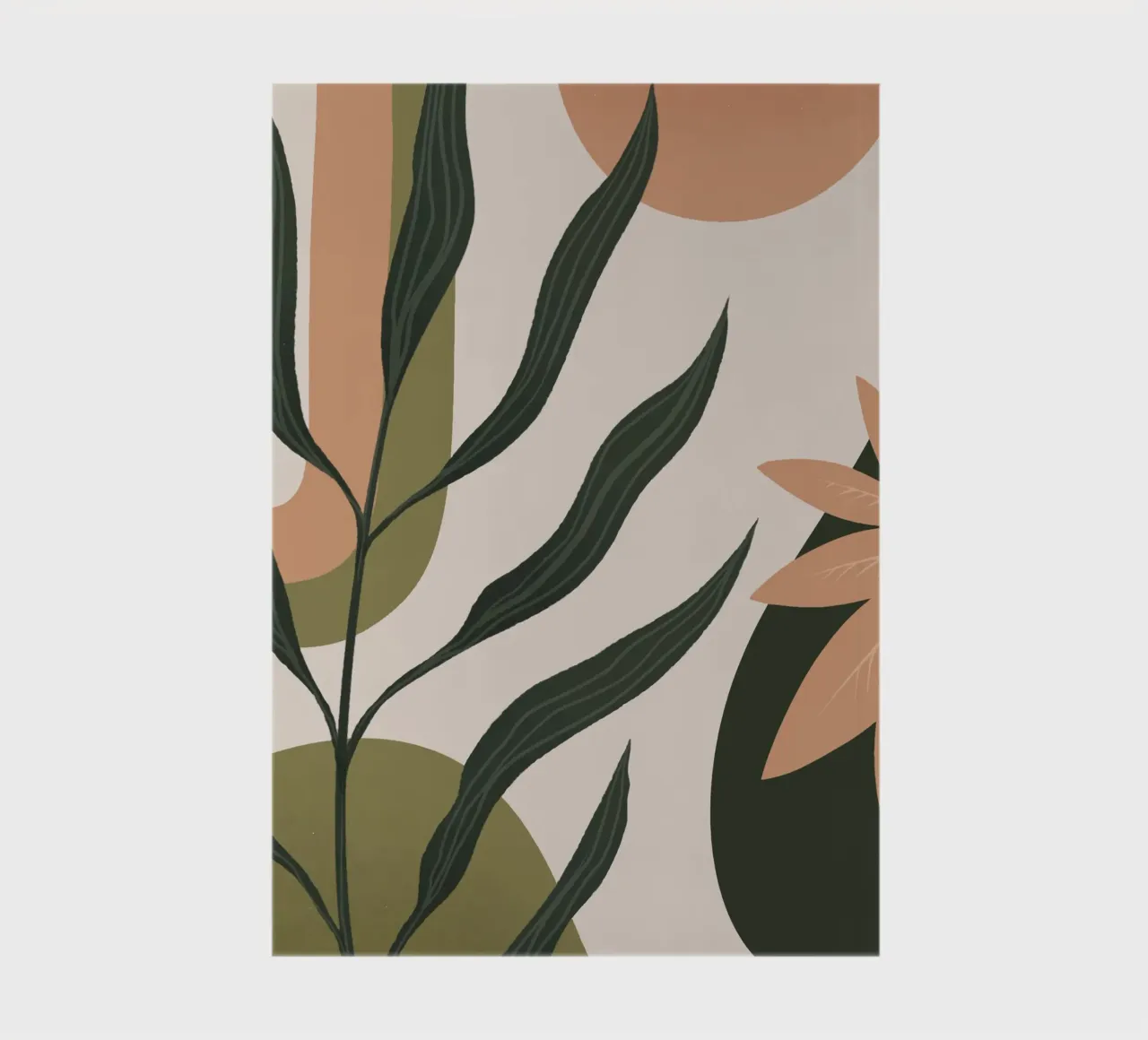 Botanical elegance - modern natural design notebook by Whole©