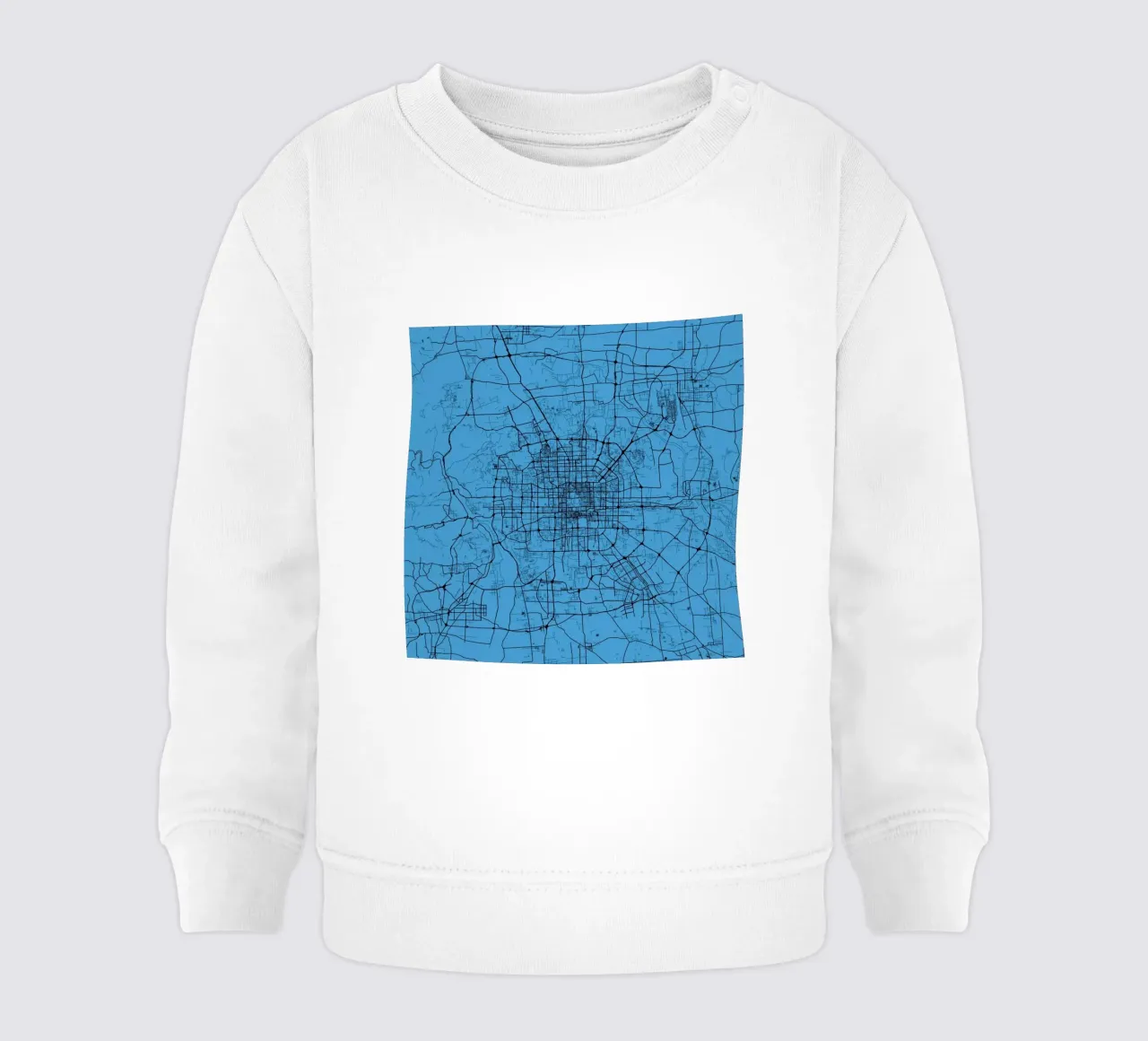 Bejing Blue baby sweatshirt by Urban Maps