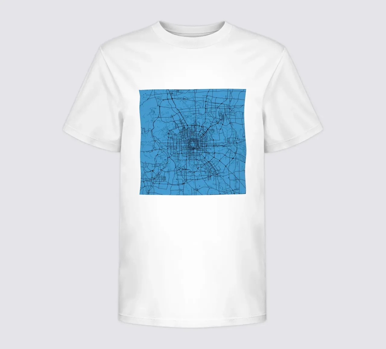 Bejing Blue kids t-shirt by Urban Maps