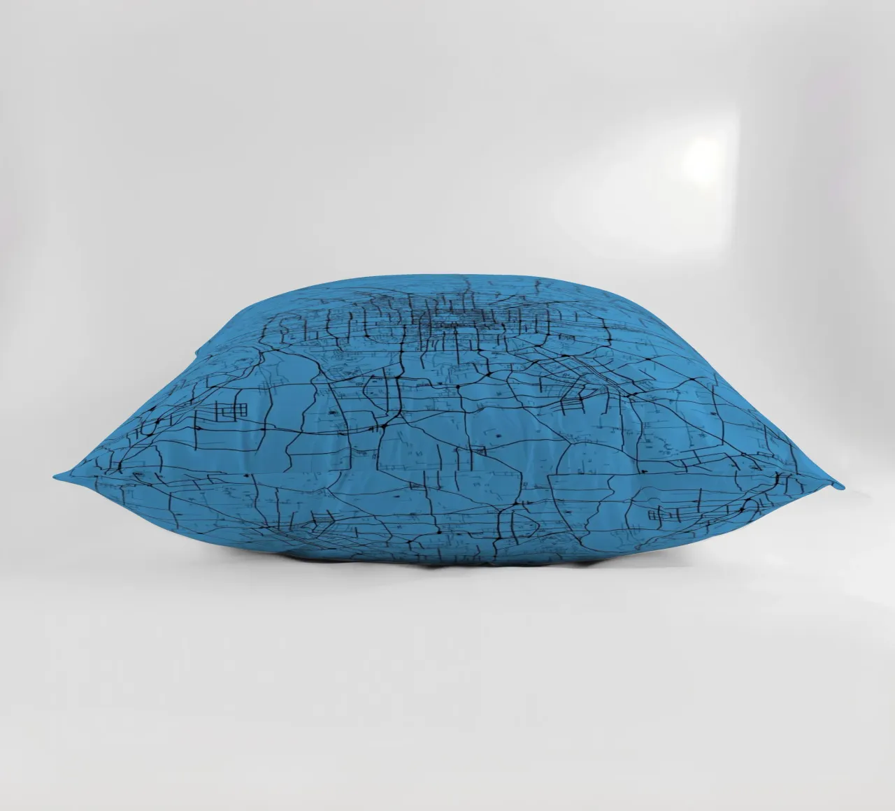 Bejing Blue decorative cushion by Urban Maps