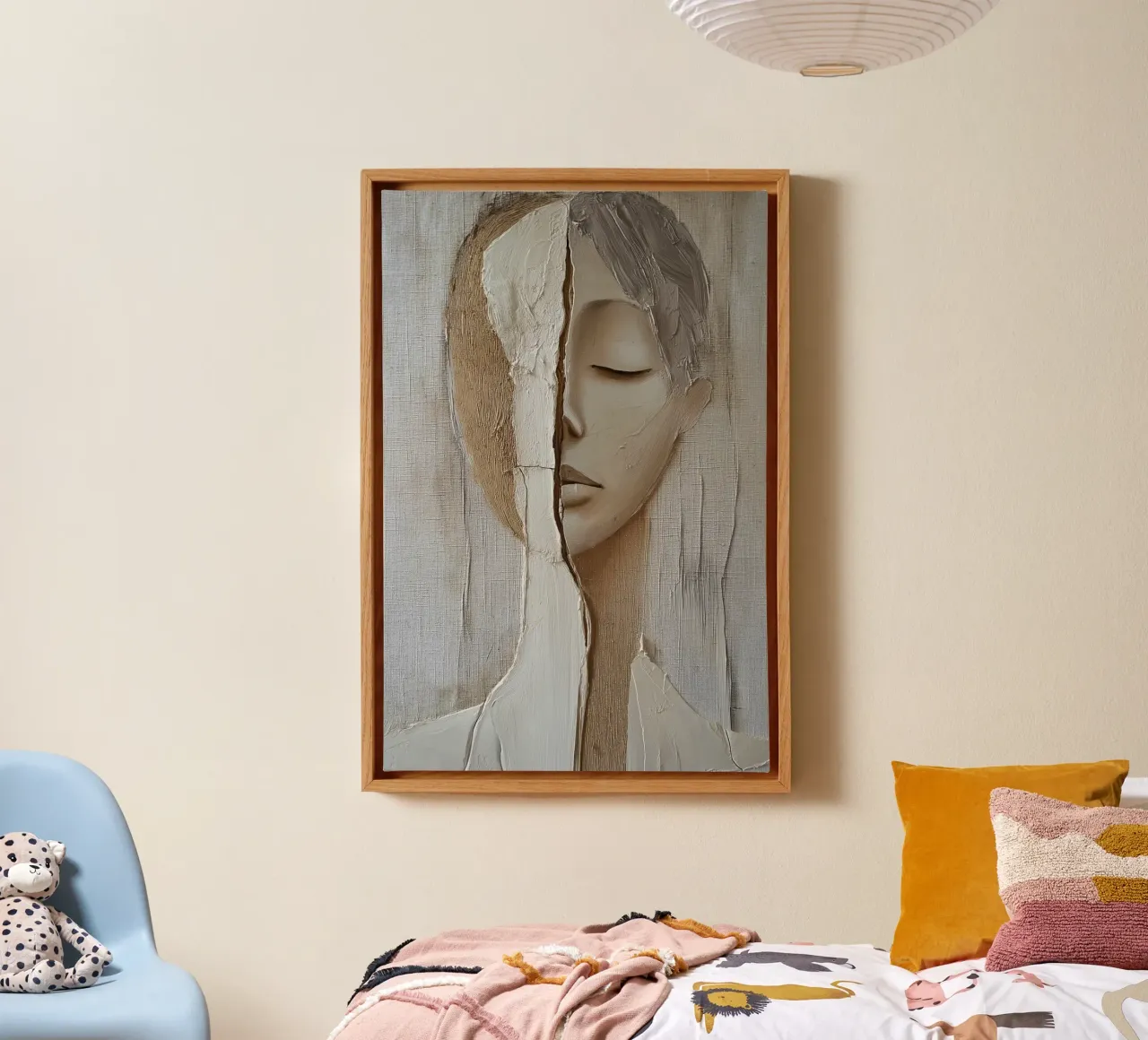 L'altra metà tela con Cornice a cassetta da Imagine