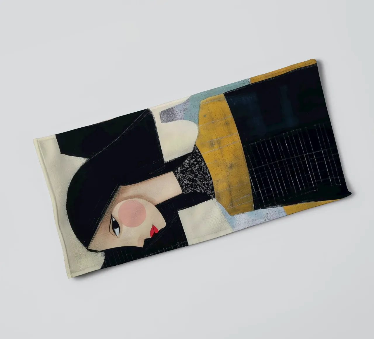 Abstracte zusters badhanddoek van Imagine